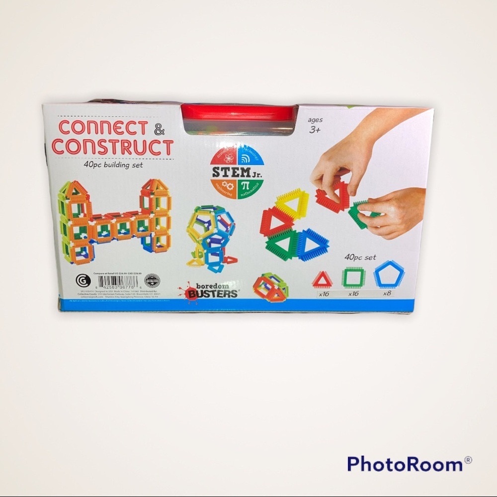 STEM JR. Connect and Construct 40 Pc Building Set